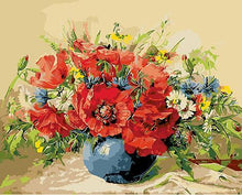 Load image into Gallery viewer, Still Life Poppies Paint by Numbers