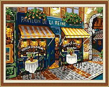 Load image into Gallery viewer, Street Cafe Paris Paint by Numbers
