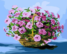 Load image into Gallery viewer, Sweet pea Basket Paint by Numbers