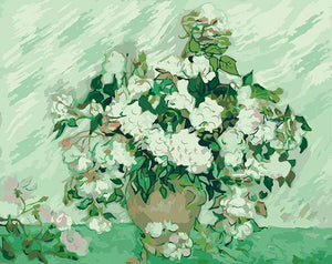 Textured Flowers Paint by Numbers