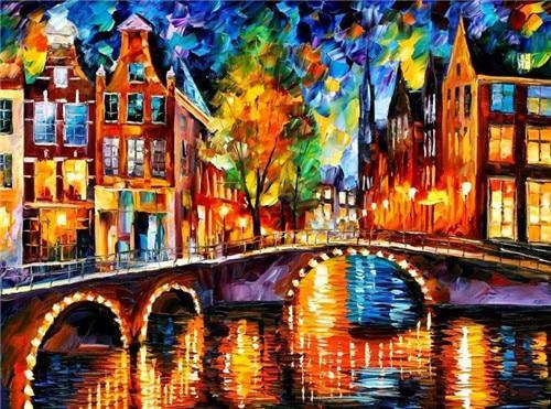 The Bridges of Amsterdam Paint by Diamonds