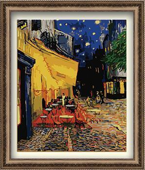 Van Gogh's Cafe Terrace at Night Paint by Numbers