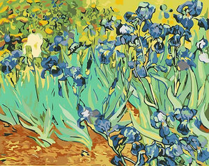 Van Gogh's Irises Paint by Numbers