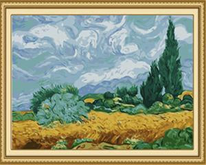 Van Gogh's Wheat Fields Paint by Numbers