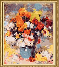 Load image into Gallery viewer, Vase of Chrysanthemums Paint by Numbers