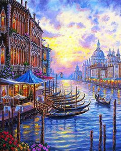 Venice City View Paint by Numbers