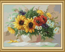 Load image into Gallery viewer, Vibrant Flowers Paint by Numbers