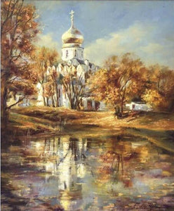 Vintage Cathedral Paint by Numbers