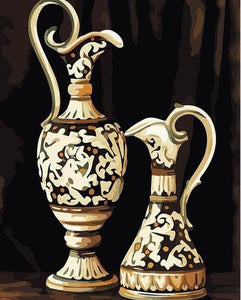 Vintage Vases Paint by Numbers