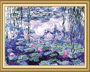 Water Lilies Paint by Numbers