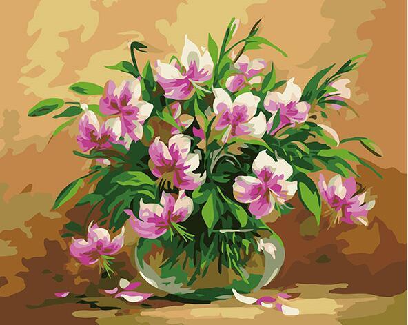 Wondrous Lilies Paint by Numbers