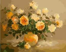 Load image into Gallery viewer, Yellow Flowers Paint by Numbers