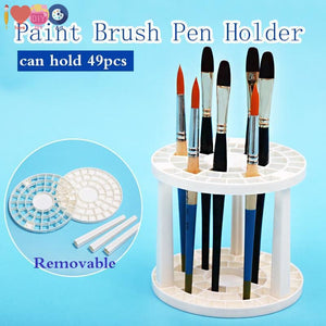 Paint Brush Holder - Can Hold 49 Pens/brushes