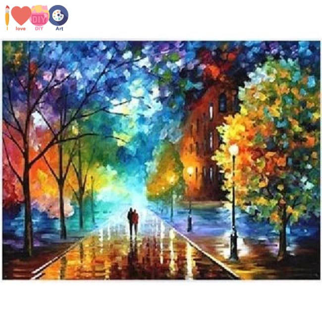 Landscape Diy Painting By Numbers Beautiful Wall Art Gift