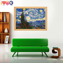 Load image into Gallery viewer, The Starry Night By Vincent Van Gogh Paint By Numbers Kit