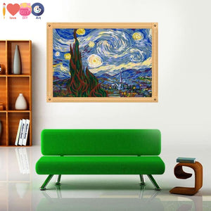 The Starry Night By Vincent Van Gogh Paint By Numbers Kit