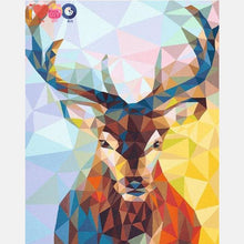 Load image into Gallery viewer, Wild Deer Abstract Paint By The Numbers