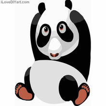 Load image into Gallery viewer, Kung fu Panda Color by numbers Art kit for children