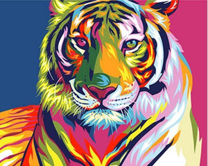 tiger paint by number