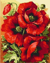 Load image into Gallery viewer, flowers painting by numbers kit