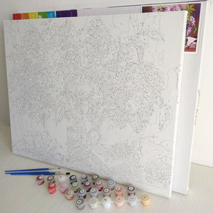 Beautiful Garden and Flowers - Paint by Numbers Kit