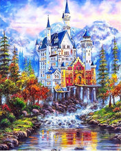Load image into Gallery viewer, Castle in the Fairy Land - Paint by Numbers for Kids and Adults