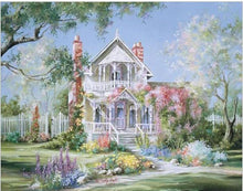 Load image into Gallery viewer, Beautiful Castle &amp; Garden DIY - Painting By Numbers