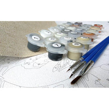 Load image into Gallery viewer, Wolves in the Night Painting - Paint by Numbers