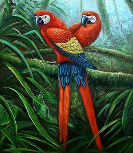 Beautiful Animal and Birds Painting - Paint by Numbers