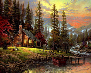 Scenery Painting by Numbers