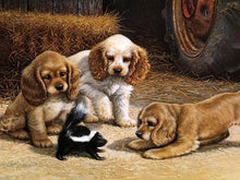 Load image into Gallery viewer, puppy paint by numbers