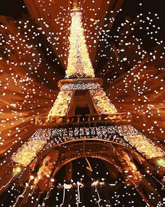 Eiffel Tower Paris Paint by Numbers