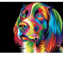 Load image into Gallery viewer, Colorful Dog Cartoon Painting - DIY Paint by Numbers