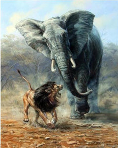 When the Elephant is Angry - Paint by Numbers