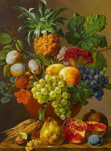 fruits paint by numbers