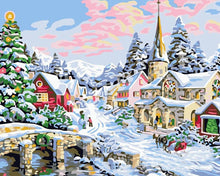 Load image into Gallery viewer, Christmas December DIY Unique Gift Diy Painting by Numbers