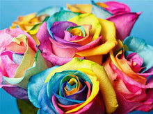 Load image into Gallery viewer, Multi-color Rose - Paint with Diamonds