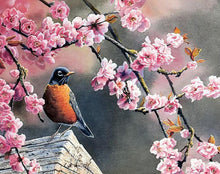 Load image into Gallery viewer, Wonderful Painting by Numbers Kit - Flowers and a Bird