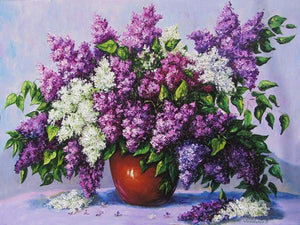 White and Purple Lavender