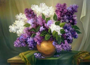White and Purple Lavender