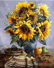 Load image into Gallery viewer, sunflower paint by numbers
