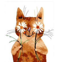 Load image into Gallery viewer, Lovely Funny Cat - Paint by Numbers for Kids