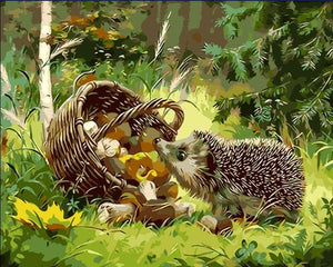 Cute Baby Animal Painting - Paint by Numbers