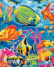 Load image into Gallery viewer, Fish in the Ocean Paint by Numbers for Kids