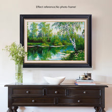 Load image into Gallery viewer, Green Lake Painting Kits with Diamonds