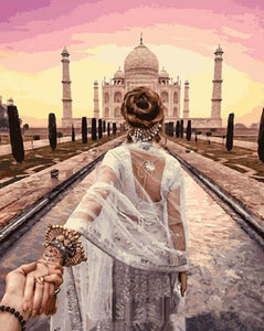 taj mahal paint by numbers