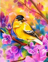 Load image into Gallery viewer, yellow sparrow diamond painting