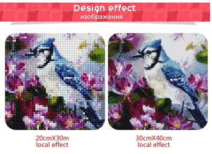 Birds and Flowers Diamond Art Kits