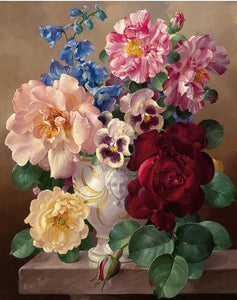 Floral Paint by Numbers