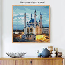 Load image into Gallery viewer, Beautiful Muslim Mosque Religious Diamond Painting Kit